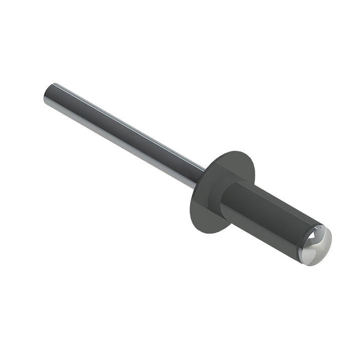 Заклёпка вытяжная Daxmer 4,0х10 RAL 7005 (750шт) сталь/сталь