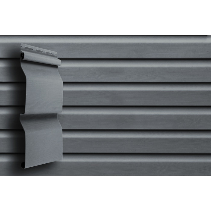 Акриловый сайдинг Grand Line Акрил. Премиум-коллекция Корабельный брус слим (Графит), 3,0м